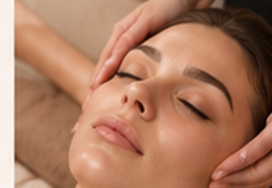 Massage du visage et de la nuque